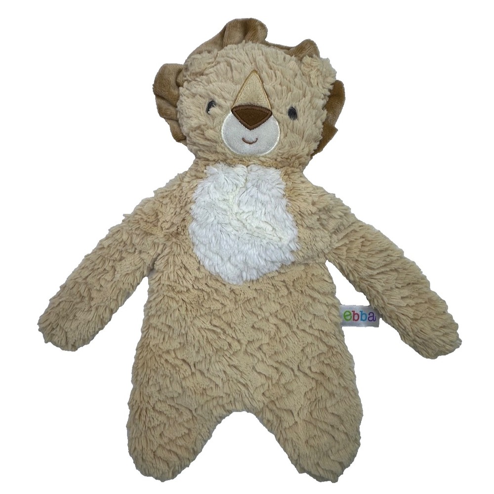 Aurora Ebba Lion Baby Security Blanket Lovey Brown Textured